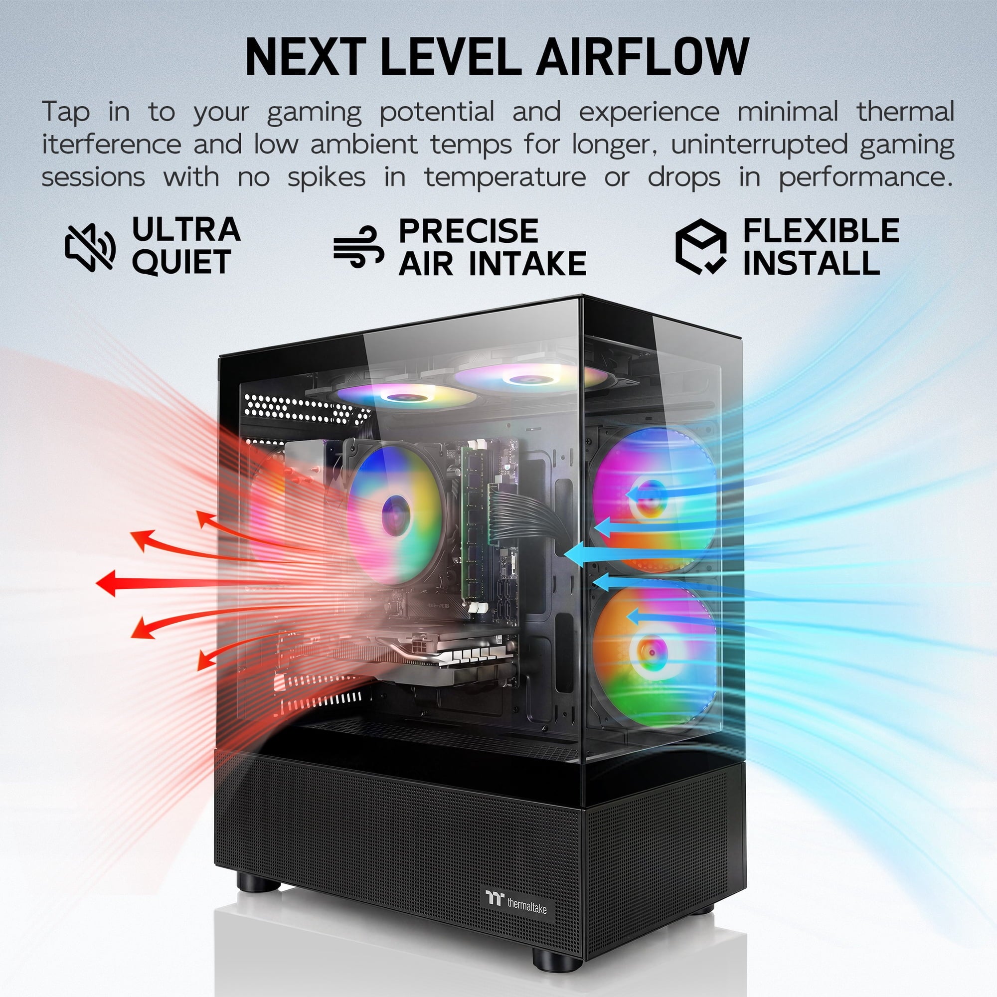 AIGAMEPC Gaming PC Desktop Computer, Intel Core i7 up to 4.0GHz, GTX 1660 Super 6GB, 16GB RAM, 512GB M.2 SSD, BX3 550W 80PLUS Bronze PSU, WiFi 5, RGB Fan x5, Windows 11 Home (Black)