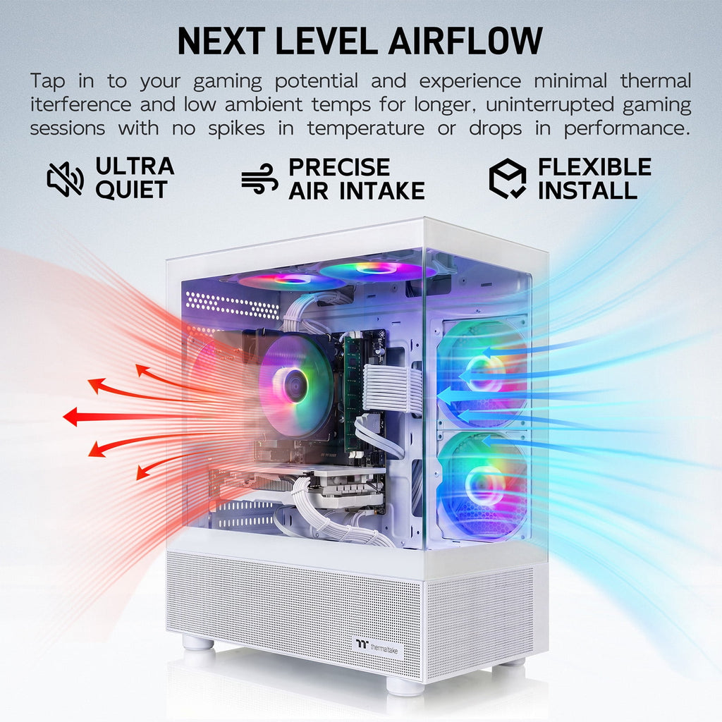AIGAMEPC Gaming PC Desktop Computer, Intel Core i7 up to 4.0GHz, GTX 1660 Super 6GB, 16GB RAM, 512GB M.2 SSD, BX3 550W 80PLUS Bronze PSU, WiFi 5, RGB Fan x5, Windows 11 Home, White PC